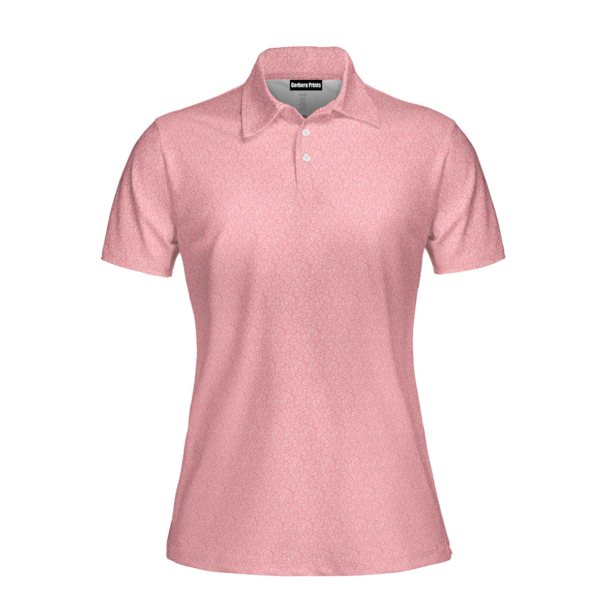 Brain Butts-Polo Shirt For Women-Gerbera Prints