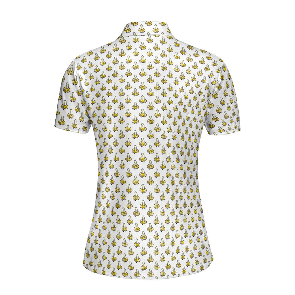 Banana-Polo Shirt For Women-Gerbera Prints