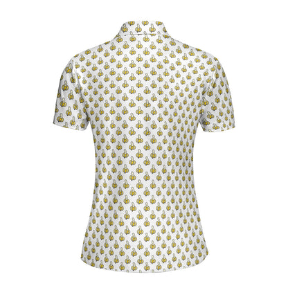 Banana Funny Polo Shirt For Women