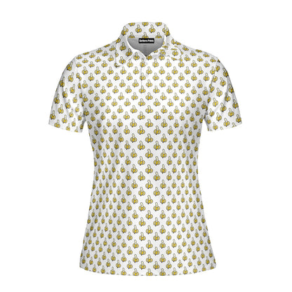 Banana Funny Polo Shirt For Women