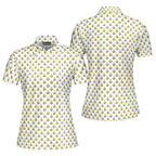 Banana-Polo Shirt For Women-Gerbera Prints