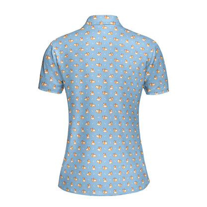 Doggy Style Funny Polo Shirt For Women