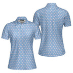 Lovers Rabbits-Polo Shirt For Women-Gerbera Prints