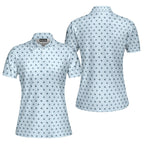 Lovers Rabbits-Polo Shirt For Women-Gerbera Prints
