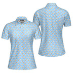 Doggy Style-Polo Shirt For Women-Gerbera Prints
