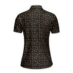 Cigarette Butts-Polo Shirt For Women-Gerbera Prints
