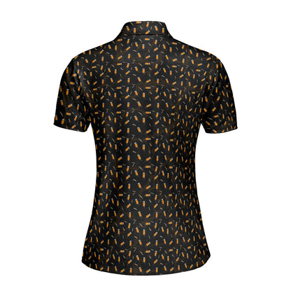 Cigarette Butts Funny Polo Shirt For Women