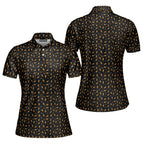Cigarette Butts-Polo Shirt For Women-Gerbera Prints