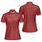 Cigarette Butts-Polo Shirt For Women-Gerbera Prints