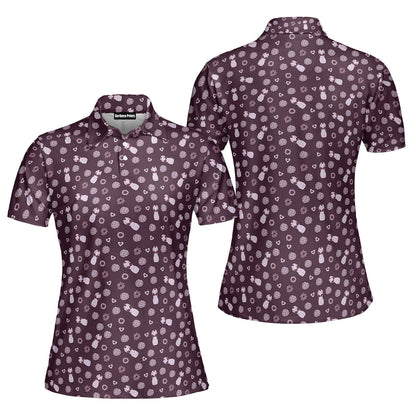 Milk & Cookies Funny Polo Shirt For Women