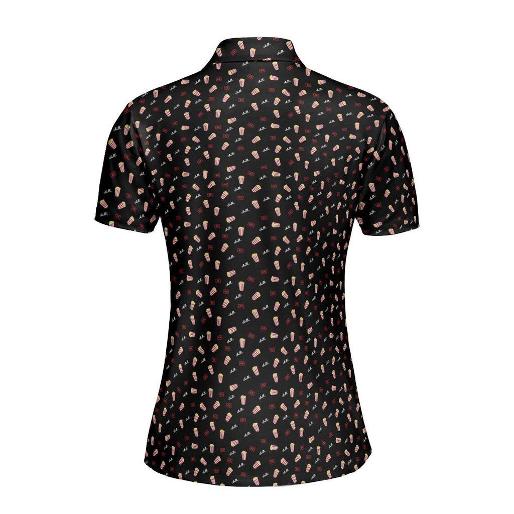 Netflix and Chill-Polo Shirt For Women-Gerbera Prints