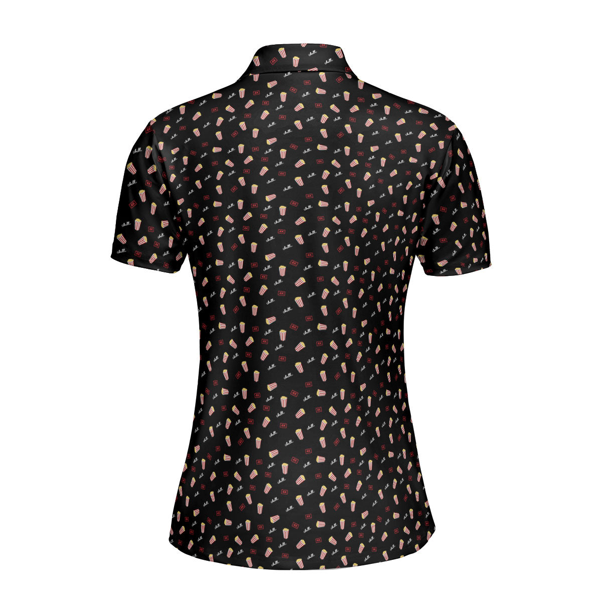 Netflix and Chill-Polo Shirt For Women-Gerbera Prints