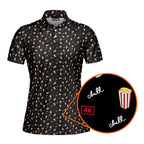 Netflix and Chill-Polo Shirt For Women-Gerbera Prints