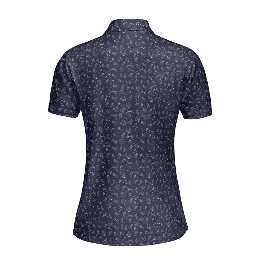 Thirsty-Polo Shirt For Women-Gerbera Prints