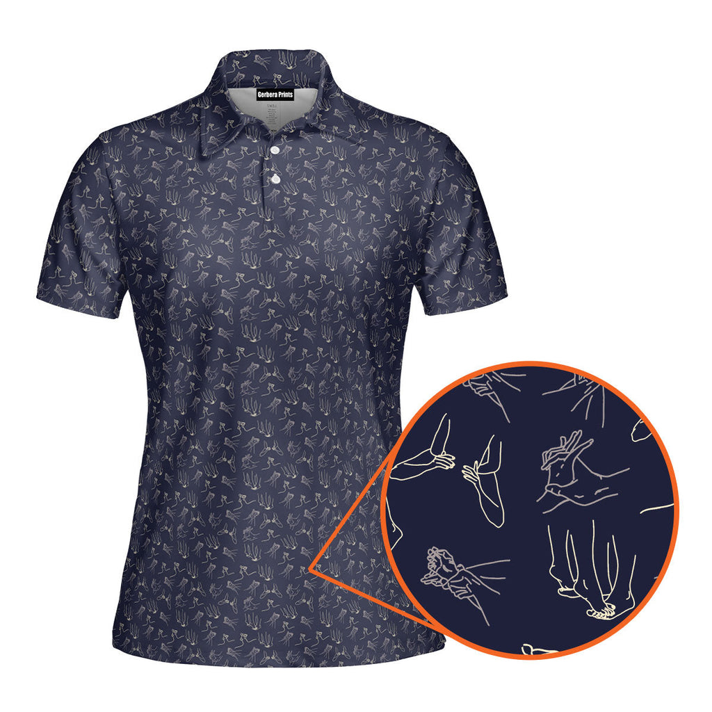 Thirsty-Polo Shirt For Women-Gerbera Prints