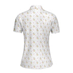 Hook Up-Polo Shirt For Women-Gerbera Prints