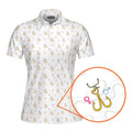 Hook Up-Polo Shirt For Women-Gerbera Prints