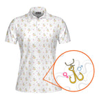 Hook Up-Polo Shirt For Women-Gerbera Prints