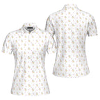 Hook Up-Polo Shirt For Women-Gerbera Prints