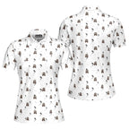 I Saw That-Polo Shirt For Women-Gerbera Prints