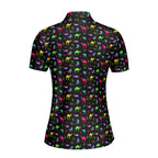 Hump Day-Polo Shirt For Women-Gerbera Prints