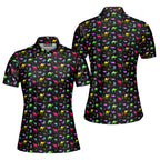 Hump Day-Polo Shirt For Women-Gerbera Prints