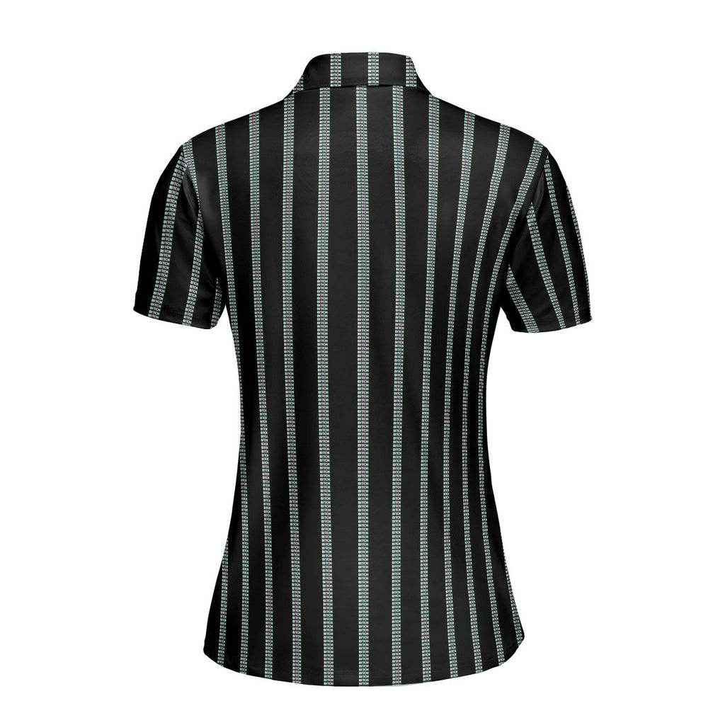 B*tch-Polo Shirt For Women-Gerbera Prints