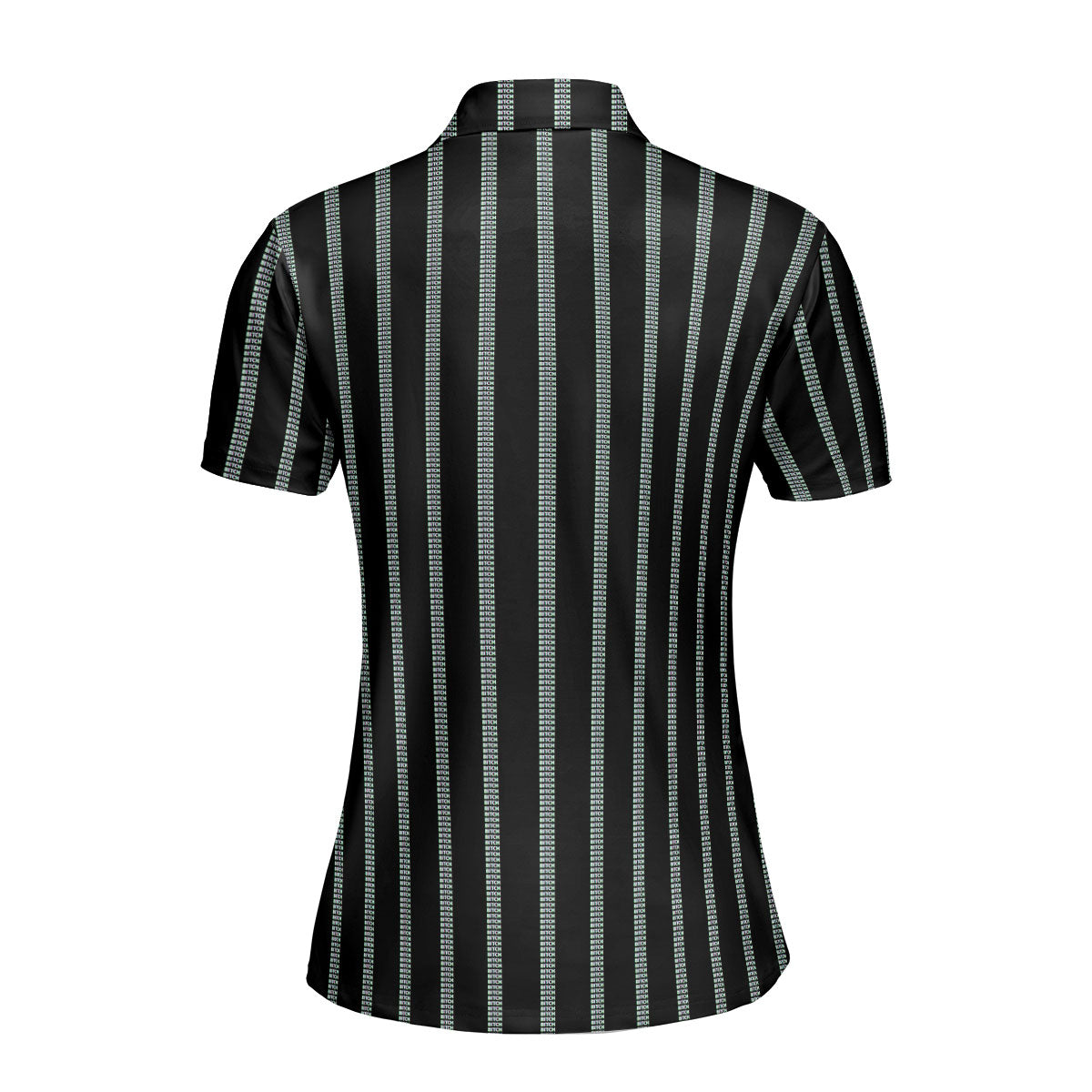 B*tch-Polo Shirt For Women-Gerbera Prints