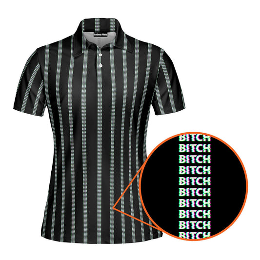 B*tch Funny Polo Shirt For Women