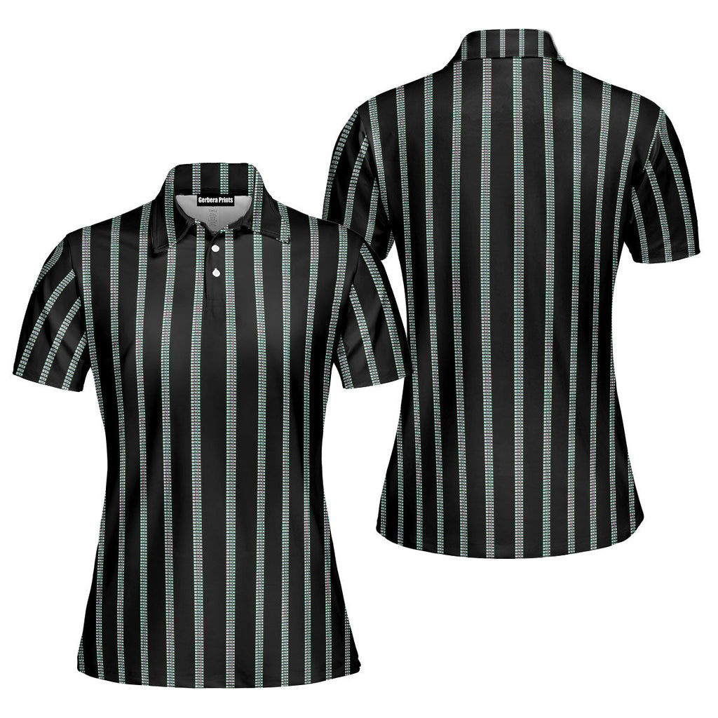 B*tch-Polo Shirt For Women-Gerbera Prints