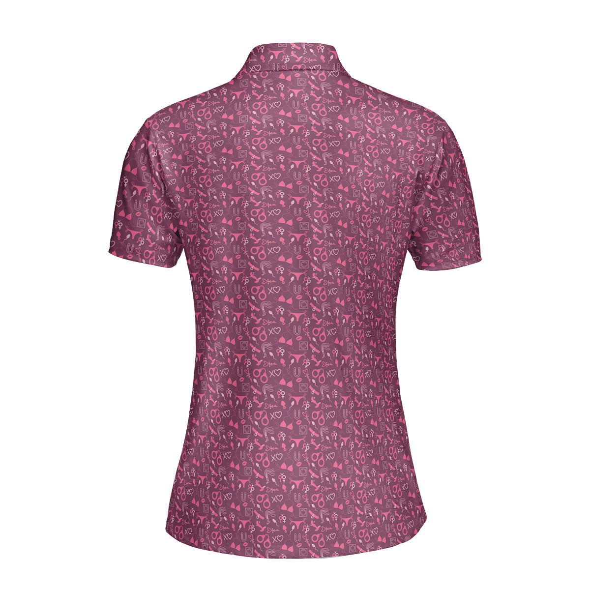 Pleasure Chest-Polo Shirt For Women-Gerbera Prints