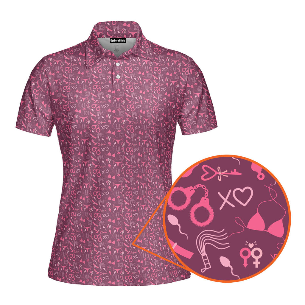 Pleasure Chest-Polo Shirt For Women-Gerbera Prints