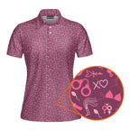 Pleasure Chest-Polo Shirt For Women-Gerbera Prints