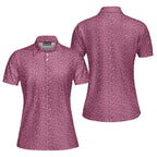 Pleasure Chest-Polo Shirt For Women-Gerbera Prints