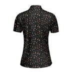 I’m Just Here For The Snacks-Polo Shirt For Women-Gerbera Prints