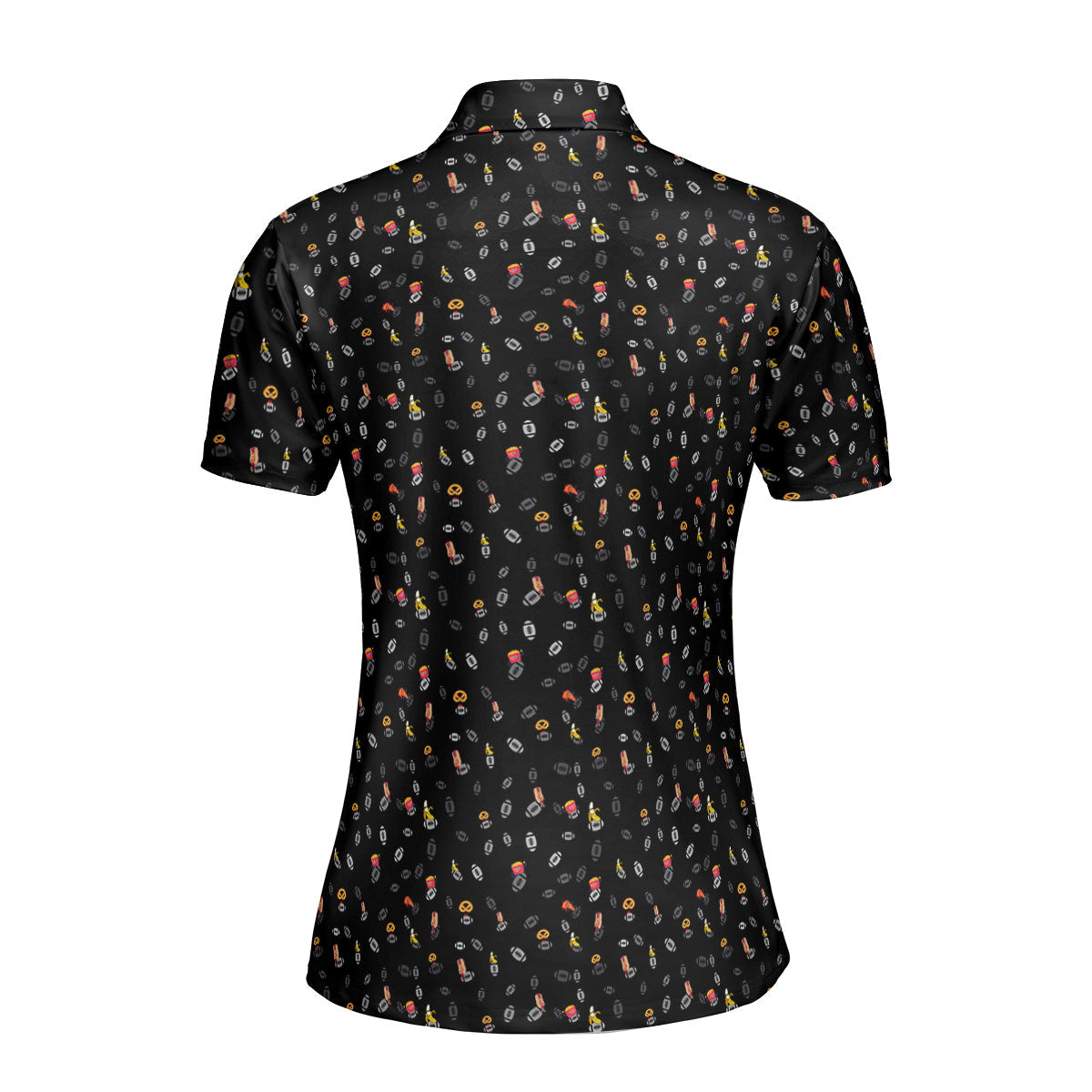 I’m Just Here For The Snacks-Polo Shirt For Women-Gerbera Prints