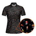 I’m Just Here For The Snacks-Polo Shirt For Women-Gerbera Prints
