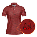 You Drive Me Wild-Polo Shirt For Women-Gerbera Prints