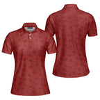You Drive Me Wild-Polo Shirt For Women-Gerbera Prints