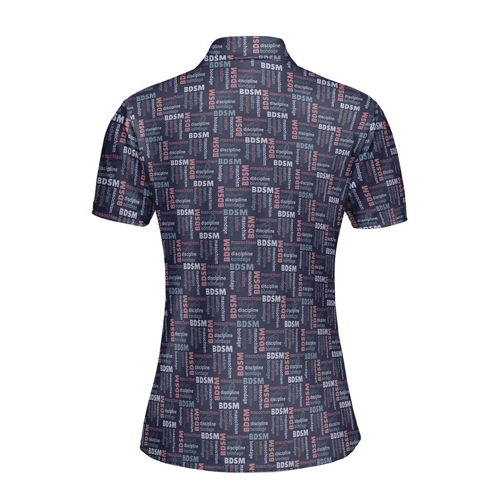 Experimental-Polo Shirt For Women-Gerbera Prints