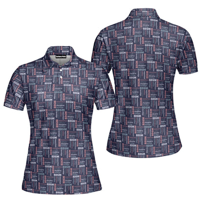 Experimental Funny Polo Shirt For Women