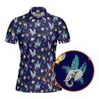 Big Trunk-Polo Shirt For Women-Gerbera Prints
