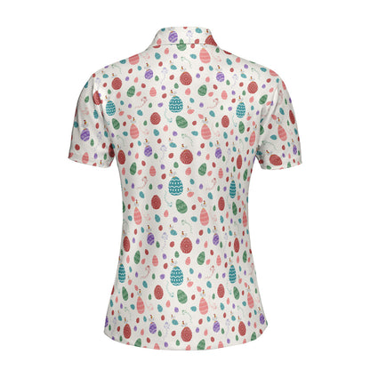 Hoppin' into Spring Funny Polo Shirt For Women