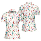 Hoppin' into Spring-Polo Shirt For Women-Gerbera Prints