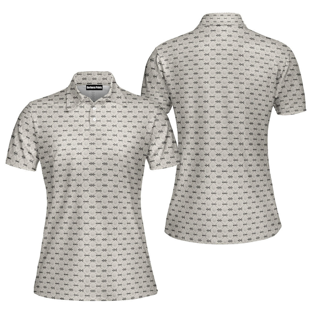 Bang-Polo Shirt For Women-Gerbera Prints