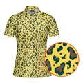 Leopard-Polo Shirt For Women-Gerbera Prints