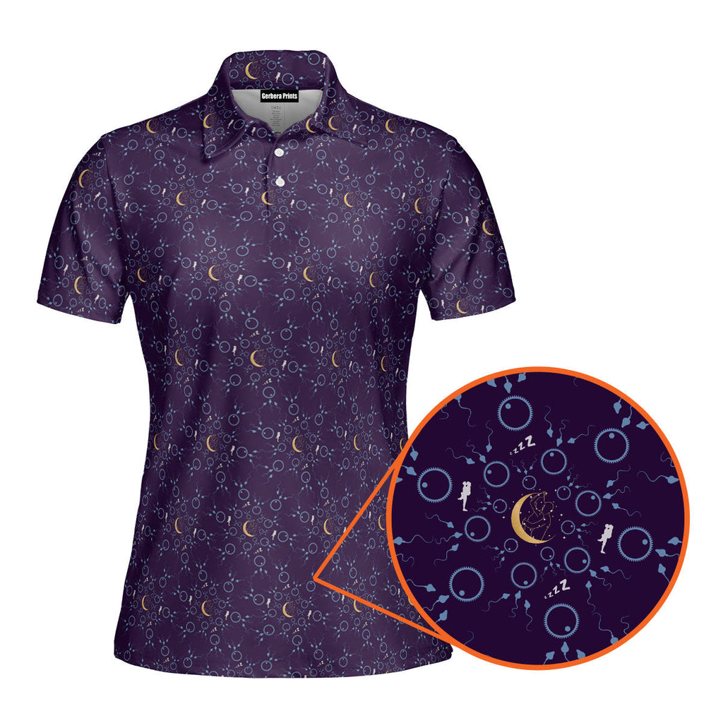 Steamy Dream-Polo Shirt For Women-Gerbera Prints