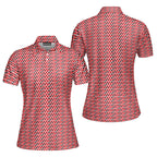 Turned On-Polo Shirt For Women-Gerbera Prints