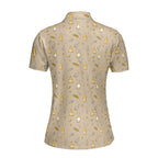 Love Handle-Polo Shirt For Women-Gerbera Prints