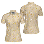 Love Handle-Polo Shirt For Women-Gerbera Prints